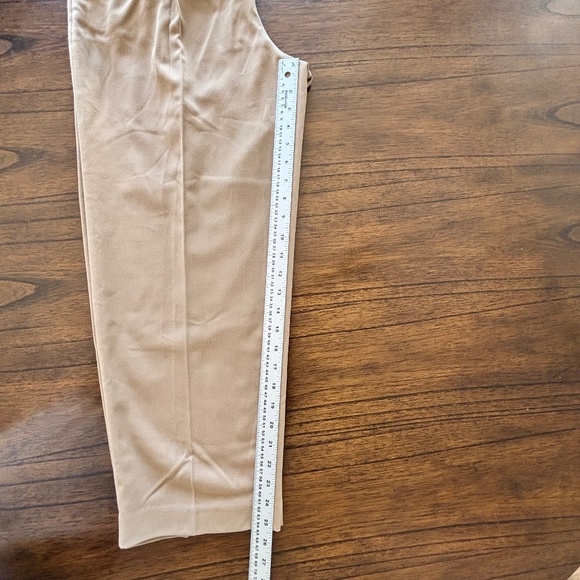 Club Monaco Tan High-Waist Belted Trousers - Picture 14 of 16